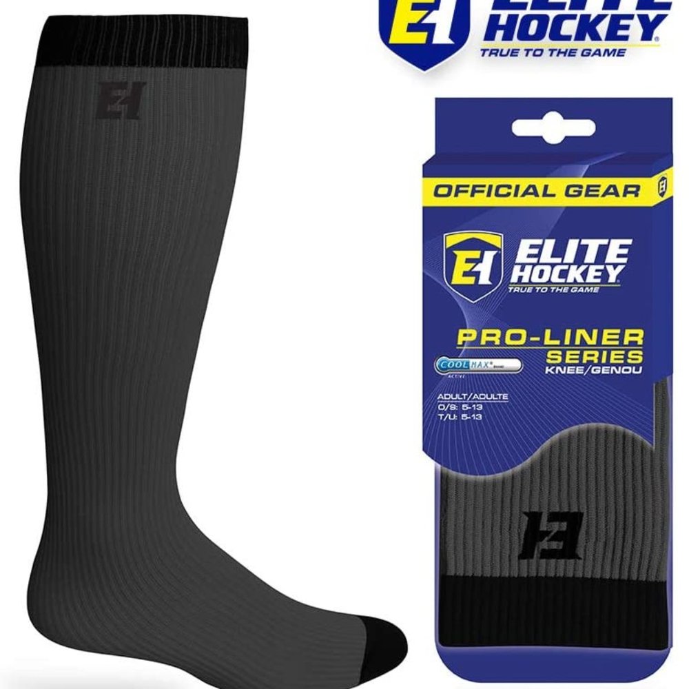Elite Hockey Pro-Liner Knee Sock - Lycra & Coolmax